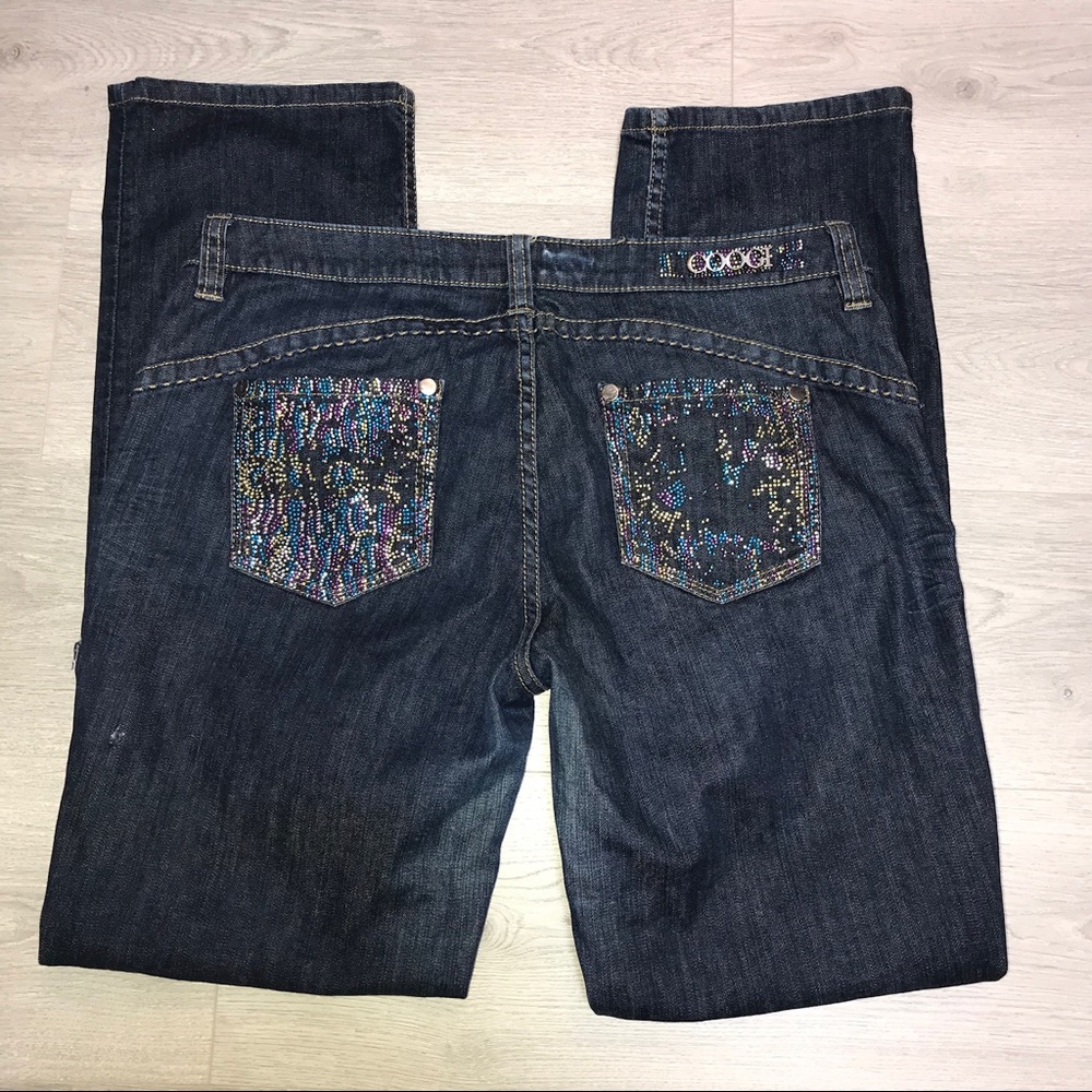 COOGI Thick Stitch Jeans w/Bling 15/16